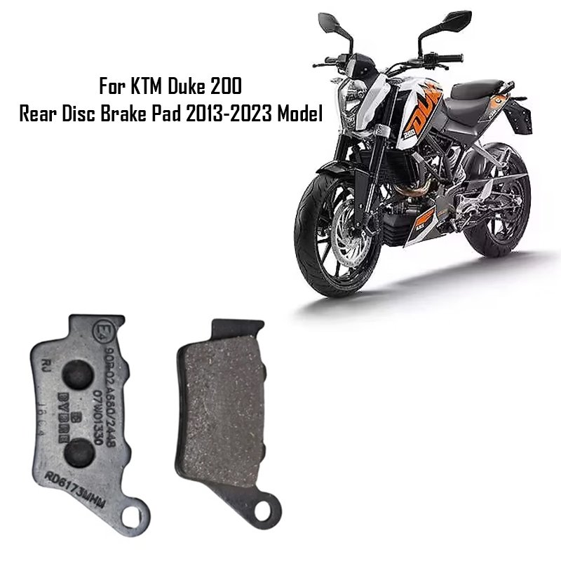 For KTM Duke 200 Rear Disc Brake Pad 2013-2023 Model