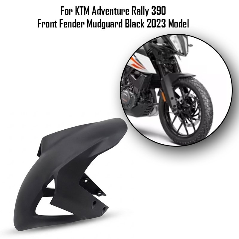 For KTM Adventure Rally 390 Front Fender Mudguard Black 2023 Model