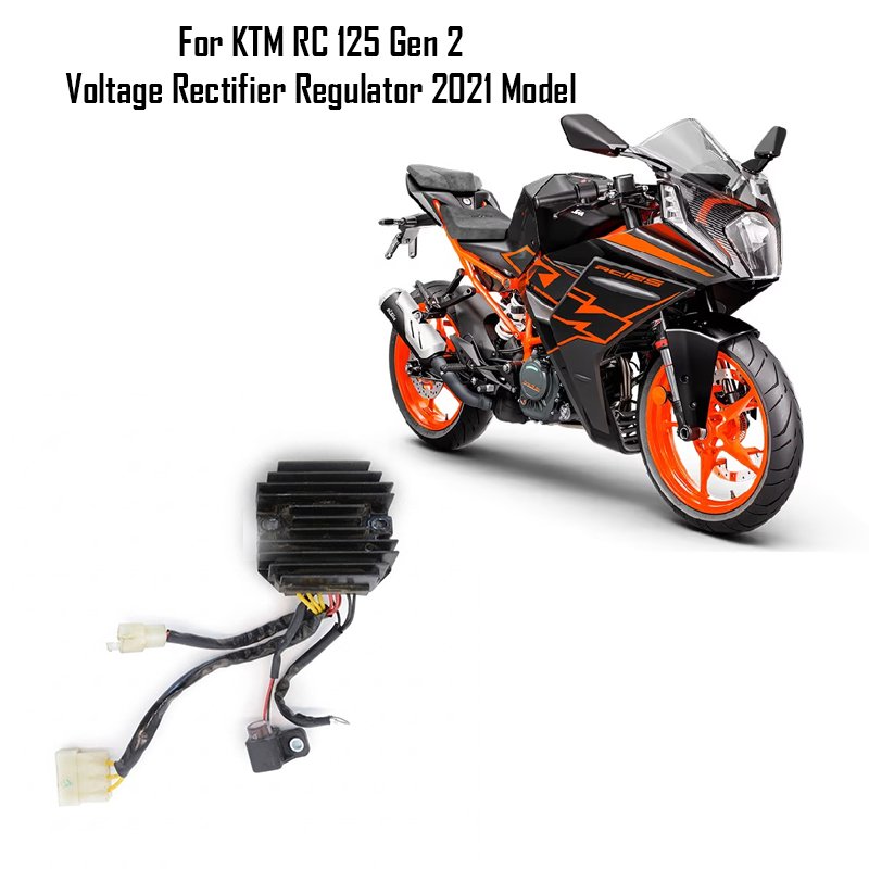 For KTM RC 125 Gen 2 Voltage Rectifier Regulator 2021 Model