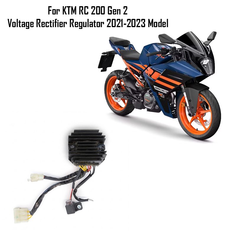 For KTM RC 200 Gen 2 Voltage Rectifier Regulator 2021-2023 Model