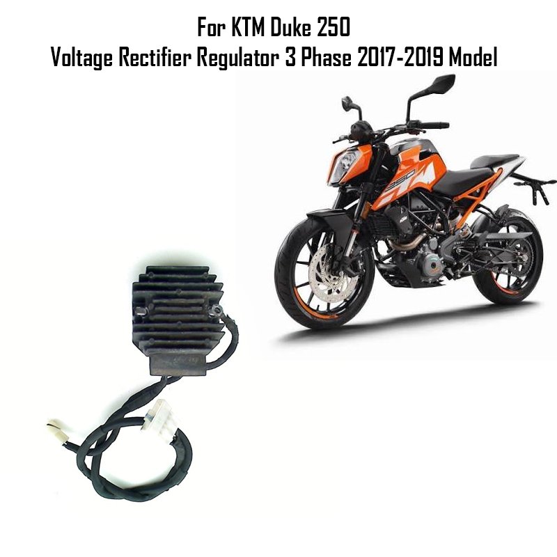 For KTM Duke 250 Voltage Rectifier Regulator 3 Phase 2017-2019 Model