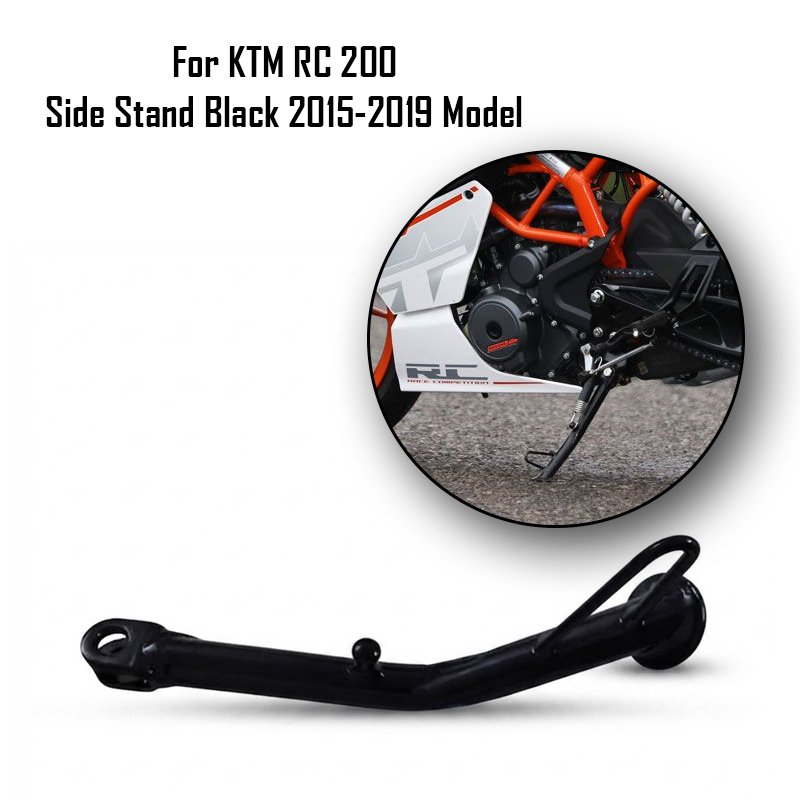 For KTM RC 200 Side Stand Black 2015-2019 Model