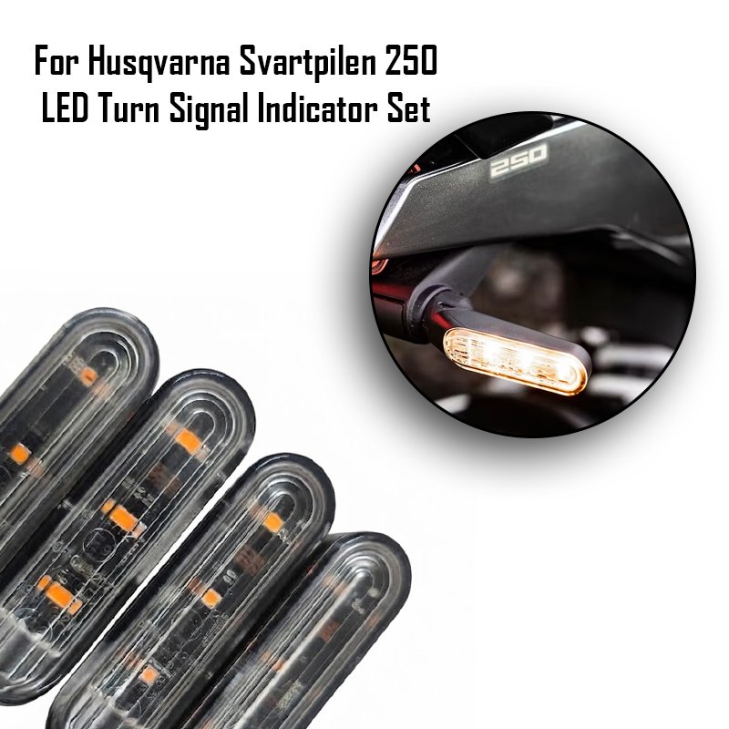For Husqvarna Svartpilen 250 LED Turn Signal Indicator Set